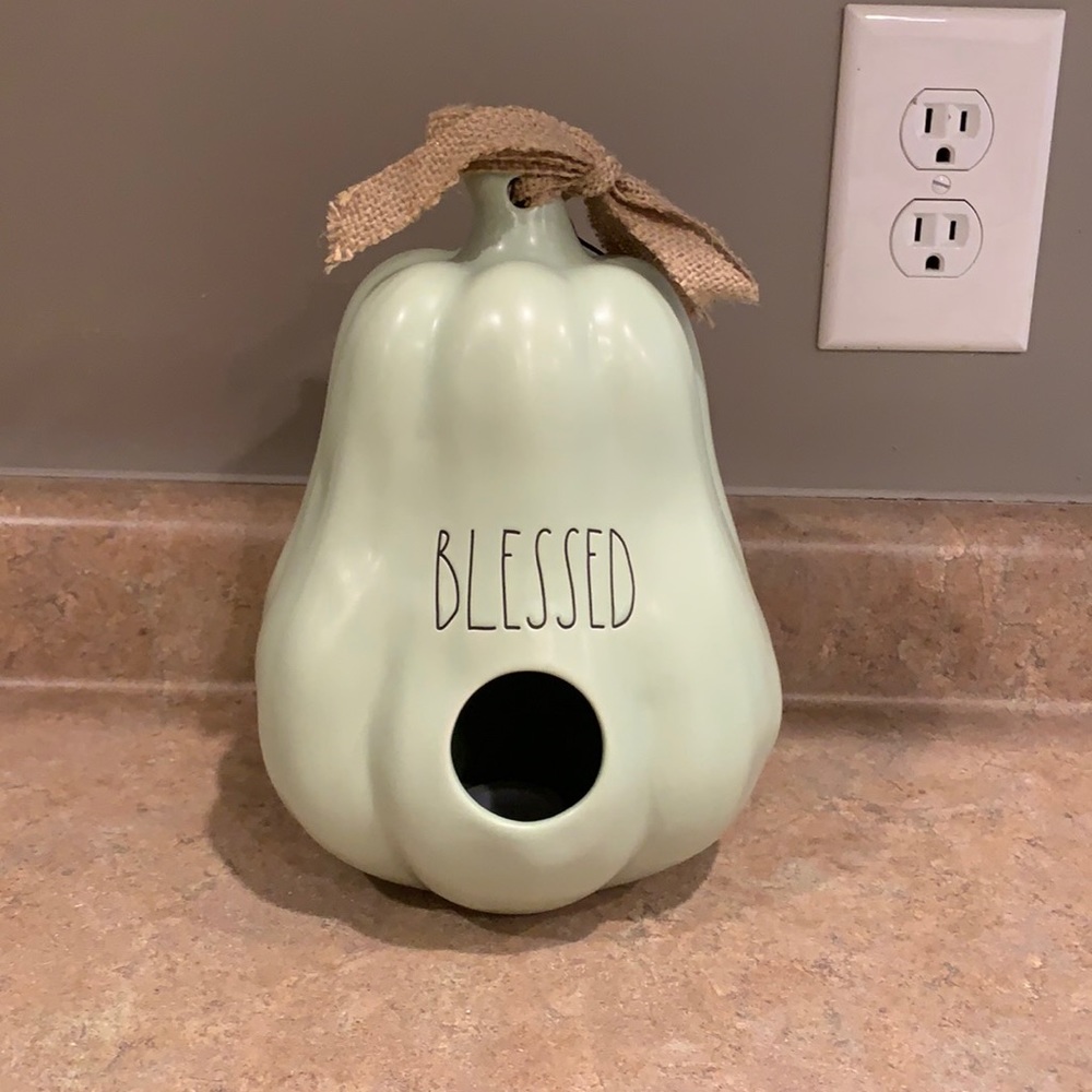 Rae Dunn blessed gourd birdhouse